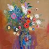 Bouquet Of Flowers By Odilon Redon paint by number