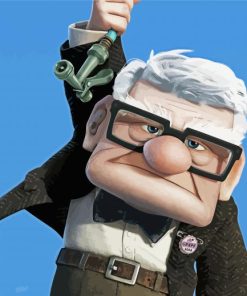 Carl Fredericksen Disney Up paint by number