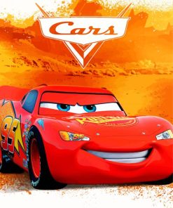 Cars Movie paint by number