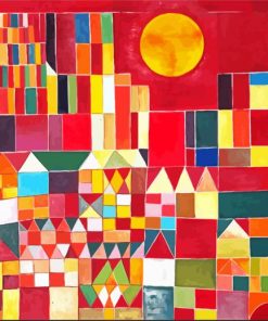 Castle And Sun By Paul Klee paint by number