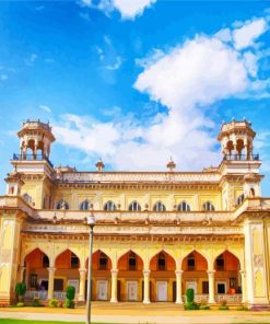 Chowmahalla Palace Hyderabad paint by number