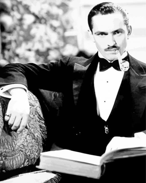 Classy Fredric March paint by number