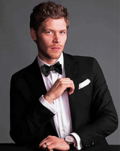 Classy Joseph Morgan paint by number