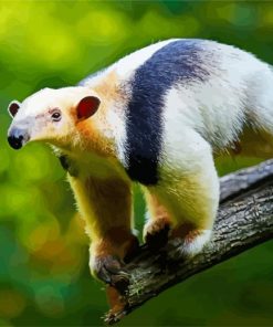 Cute Anteater Animal paint by number