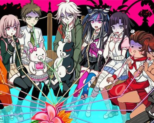 Danganronpa Game Characters paint by number