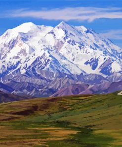 Denali Alaska Mountain paint by number