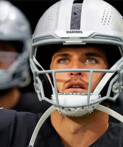 Derek Carr paint by number