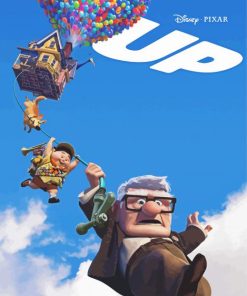 Disney Up Movie Poster paint by number