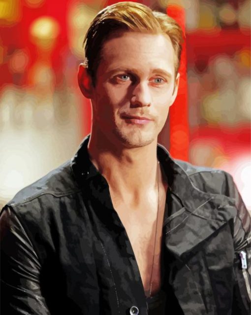 Eric Northman True Blood paint by number
