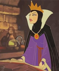 Evil Queen The Snow White And The Seven Dwarfs Paint by number