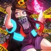 Fire Force Anime Girl paint by number
