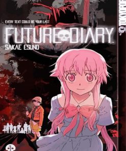 Future Diary Anime Poster paint by number