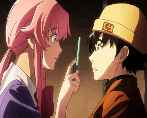 Future Diary Manga Series paint by number