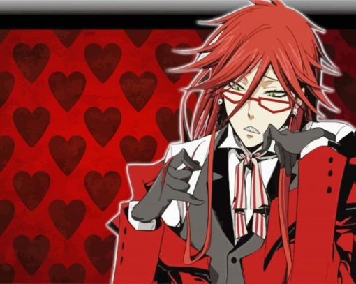 Grell Sutcliff Anime paint by number