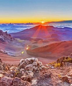 Haleakala National Park In Hawaii paint by number