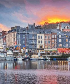 Honfleur In France paint by number