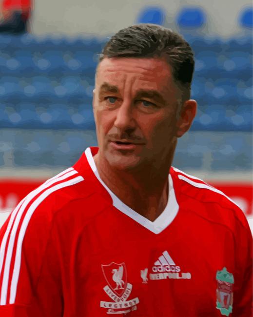 Ian Rush Football Player paint by number