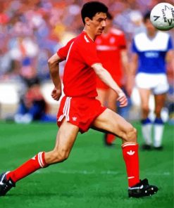 Ian Rush Soccer Player paint by number