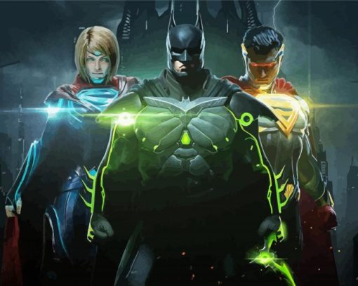 Injustice 2 paint by number