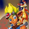 Jak And Daxter Characters paint by number