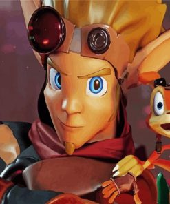 Jak And Daxter Video Game Series paint by number