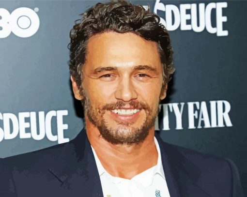 James Franco Actor paint by number