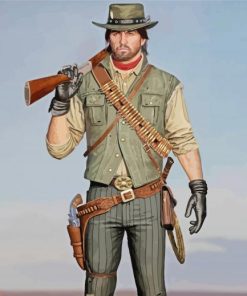 John Marston Character paint by number