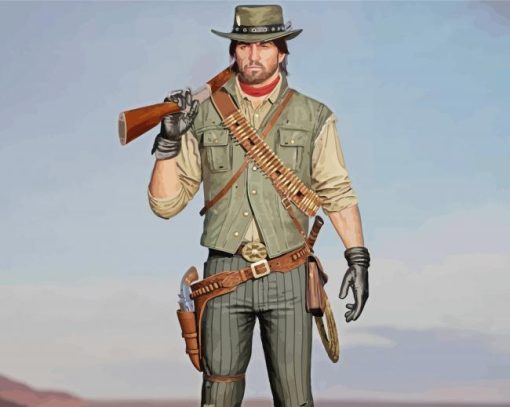John Marston Character paint by number