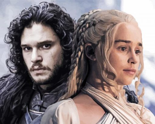 Jon And Daenerys paint by number