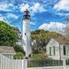 Key West Lighthouse Florida paint by number