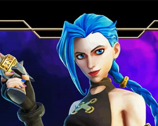 League Of Legends Jinx Online Game paint by number