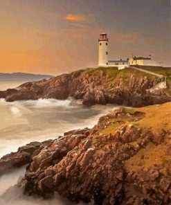 Lighthouse Of Donegal paint by number