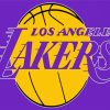 Los Angeles Lakers Logo paint by number