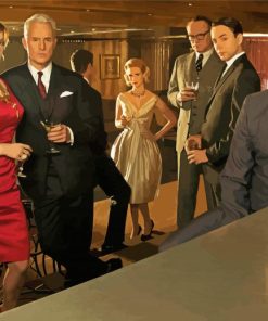 Mad Men Characters paint by number