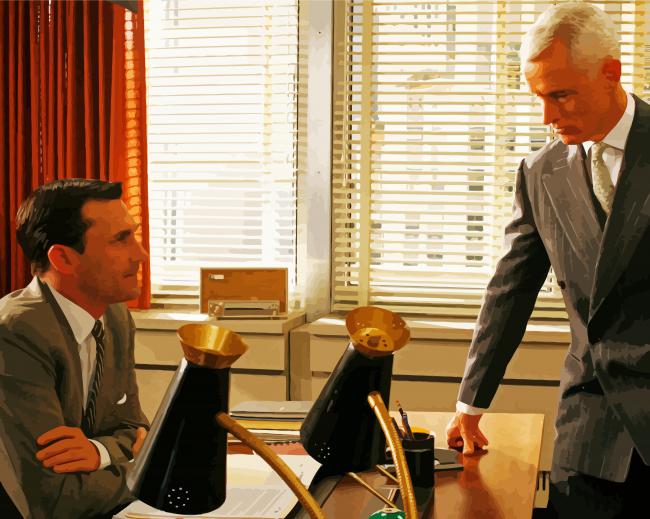 Mad Men Movie paint by number