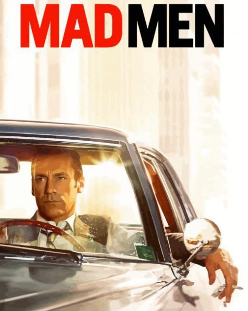 Mad Men Poster paint by number