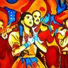 Mariachi Abstract paint by number