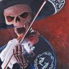 Mariachi Skull Art paint by number