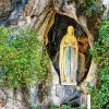 Massabielle Grotto In Lourdes France paint by number