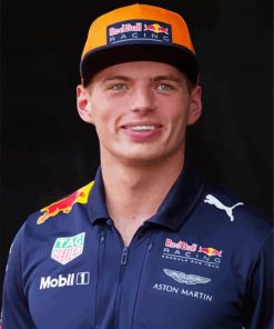Max Verstappen Smiling paint by number