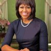 Michelle Obama Smiling paint by number