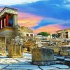 Minoan Palace Of Knossos Heraklion paint by number