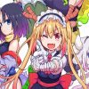 Miss Kobayashi s Dragon Maid Characters paint by number