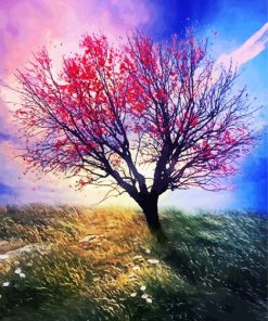 Mystical Tree Art paint by number