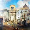 On The Way To The Market Achenbach paint by number