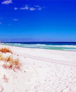 Pensacola Beach paint by number