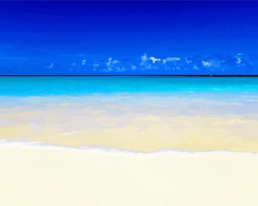 Perfect Beach Scene paint by number