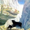 Piano Landscape By Dominique Appia paint by number
