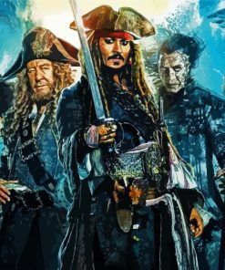 Pirates Of Caribbean Characters paint by number