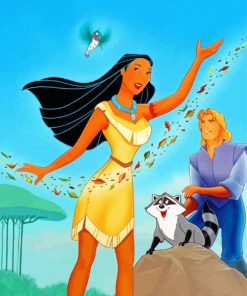 Pocahontas Disney Movie paint by number
